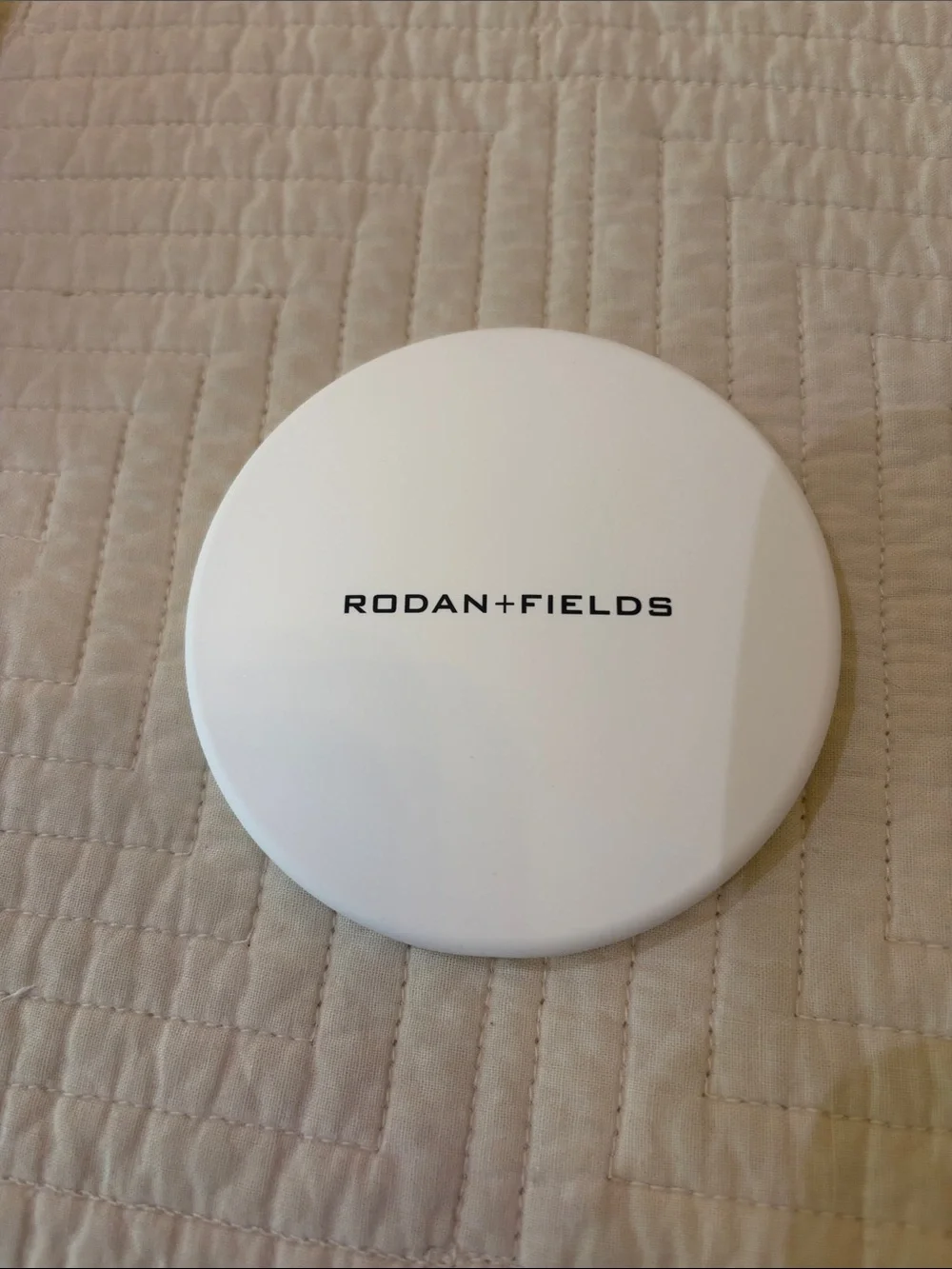 Rodan + Fields White Compact Travel Mirror